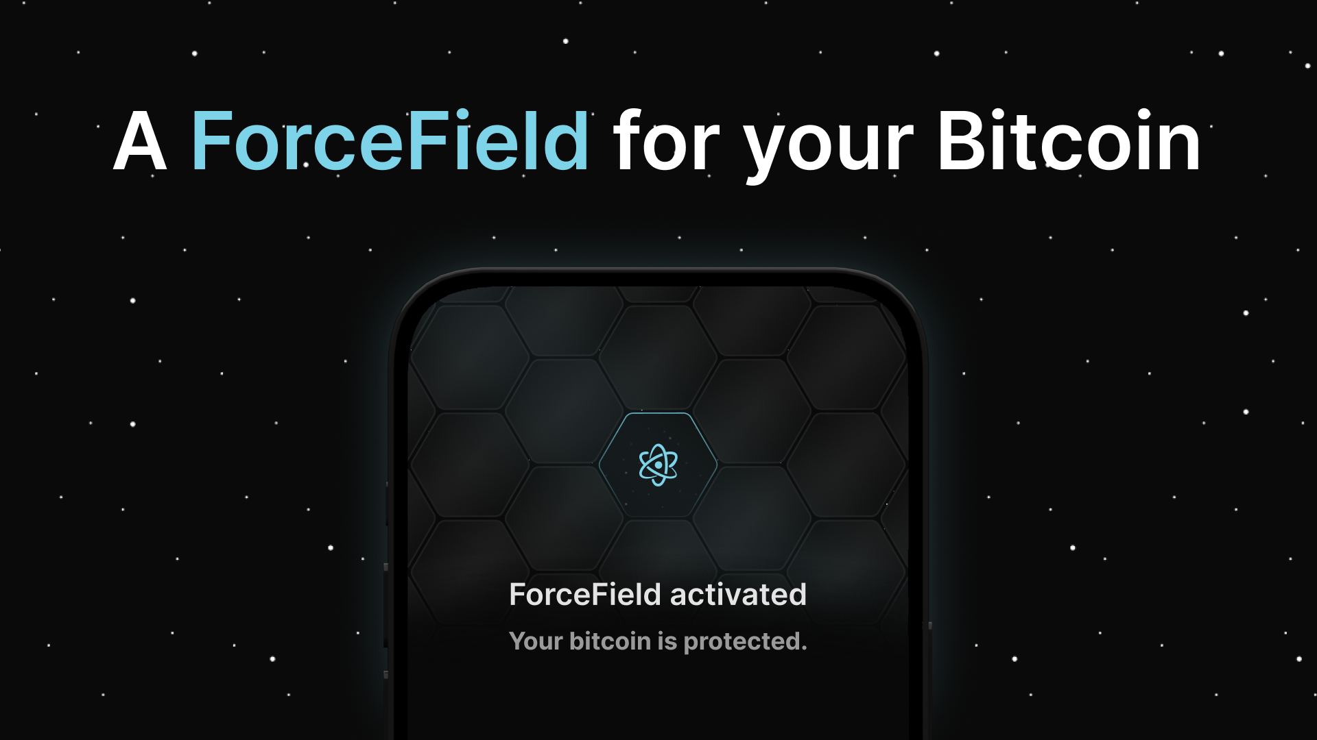 Activate ForceField: Protect your bitcoin from scams and theft